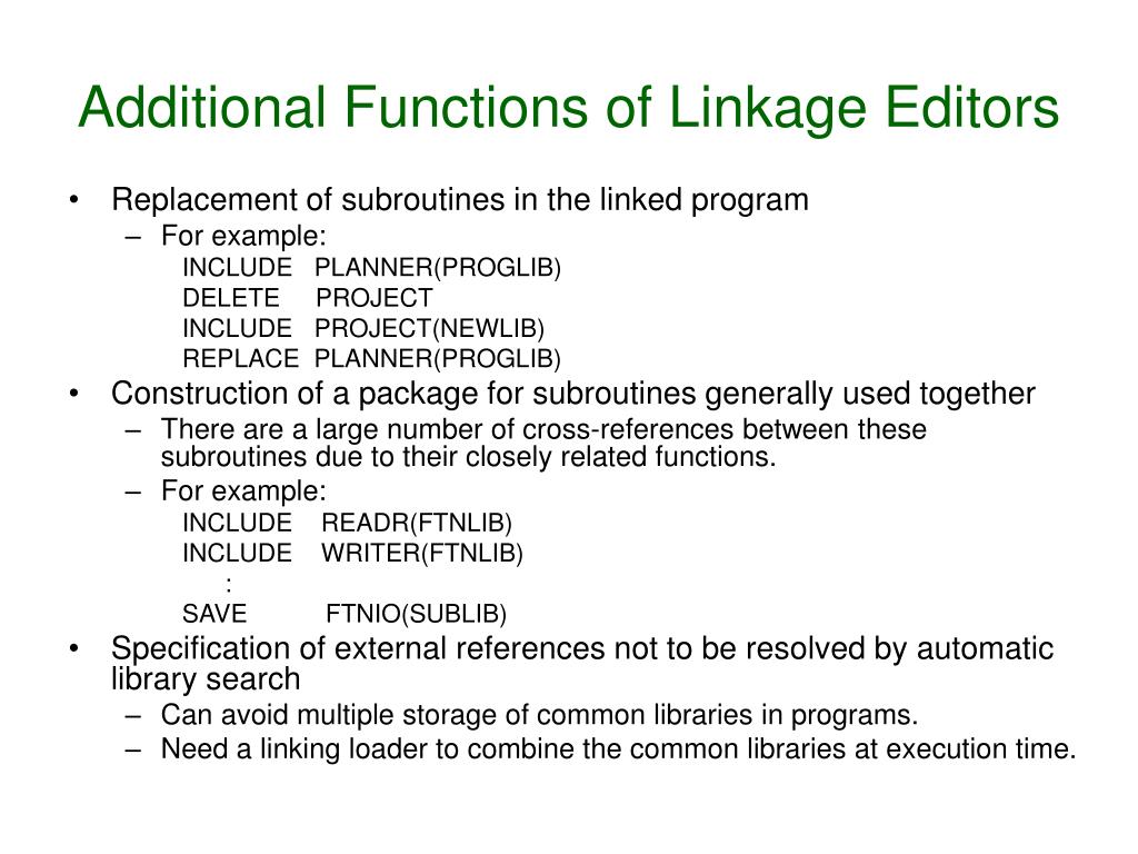PPT Loader Design Options Linkage Editors Dynamic Linking Bootstrap