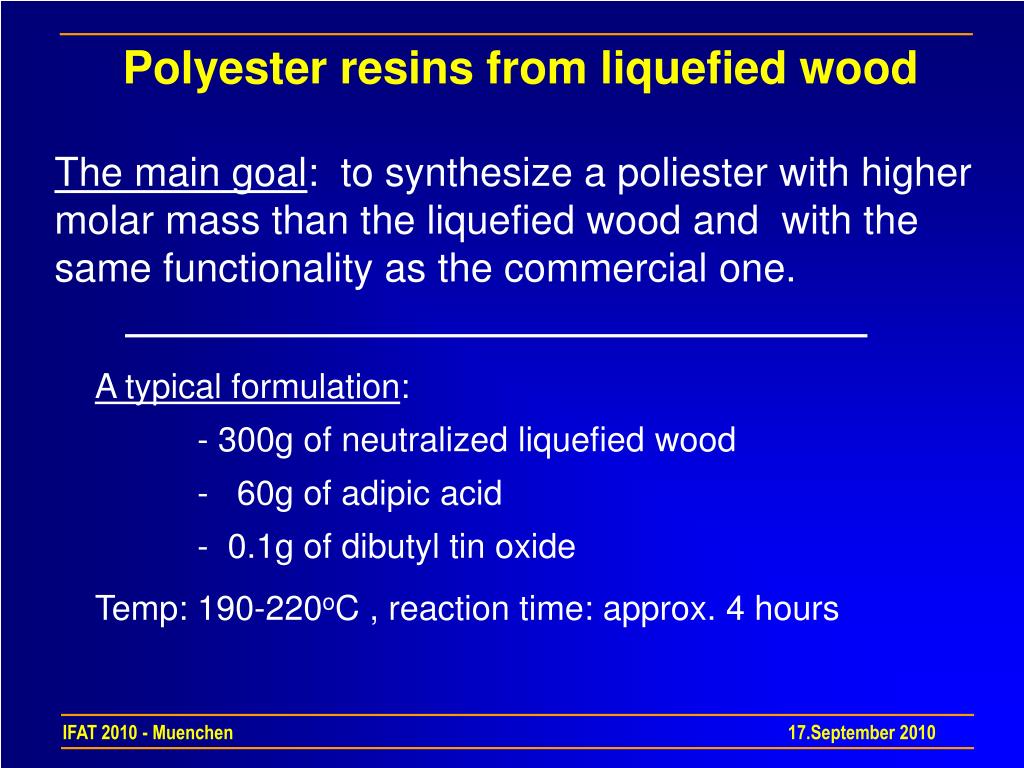 PPT Liquefied Wood a source of raw materials PowerPoint