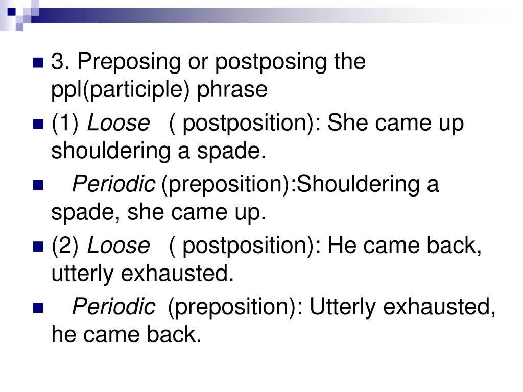 PPT Loose, and Periodic Sentences PowerPoint Presentation, free