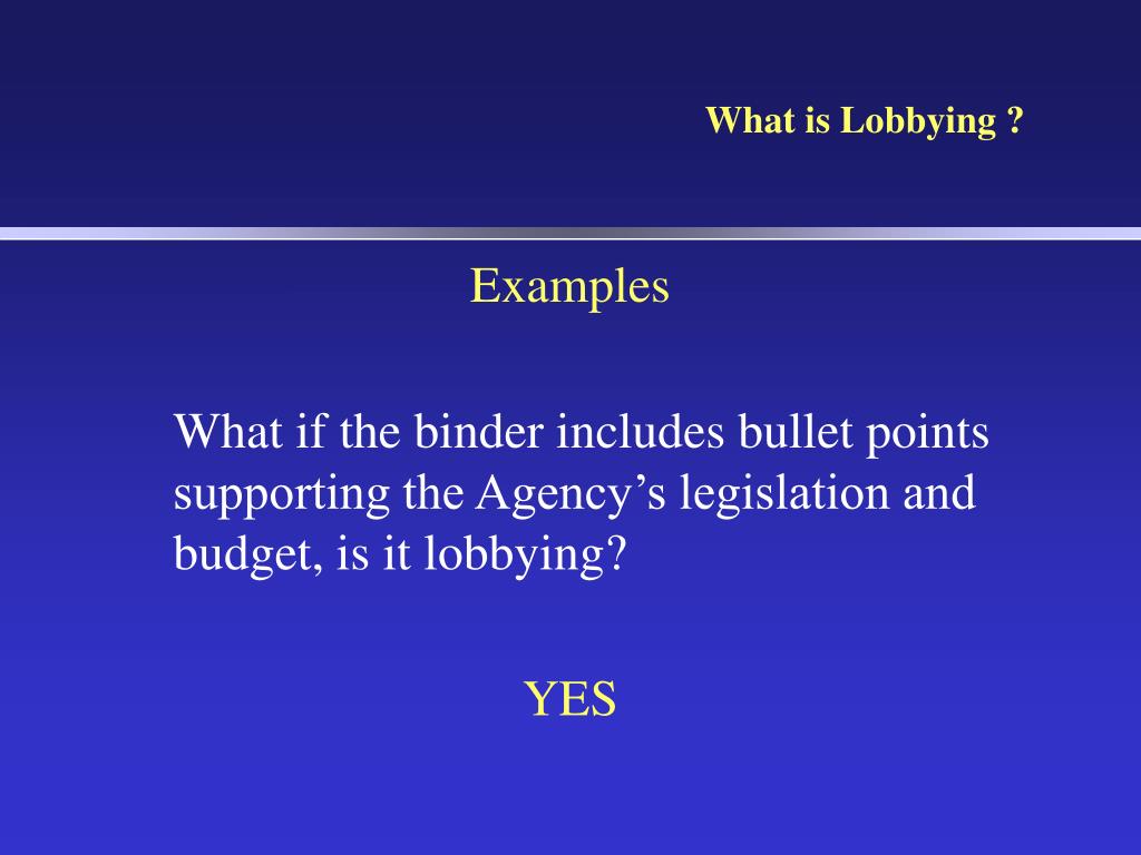 PPT What is Lobbying? A quick presession primer. PowerPoint