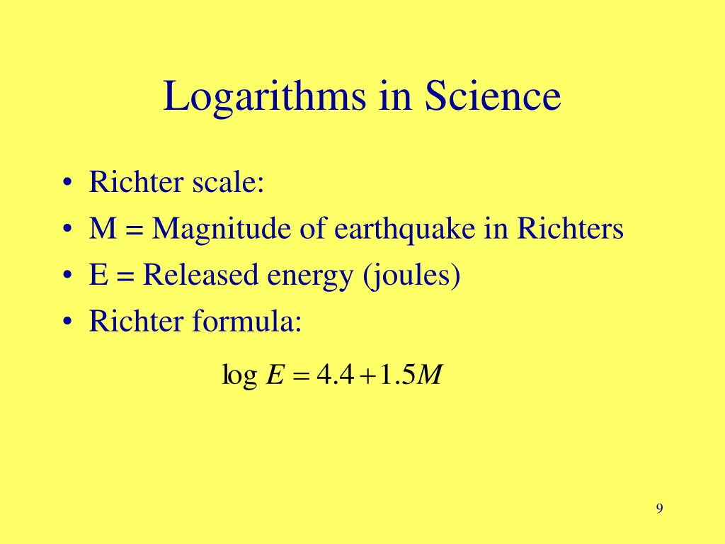 PPT Logarithm and Exponential Functions PowerPoint Presentation ID