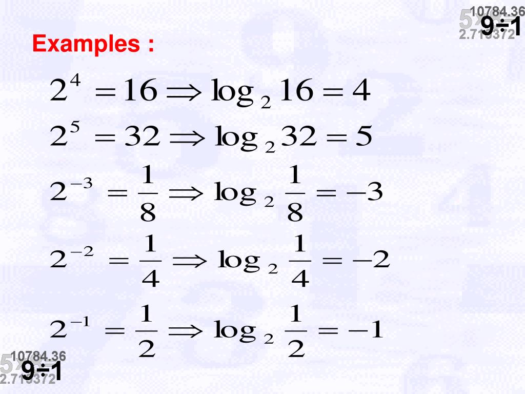PPT Logarithm PowerPoint Presentation, free download ID423958