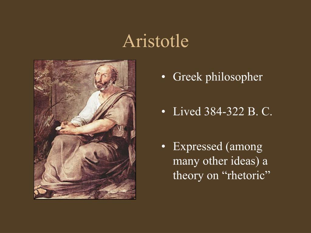 PPT Aristotle’s Ideas on Rhetoric PowerPoint Presentation, free