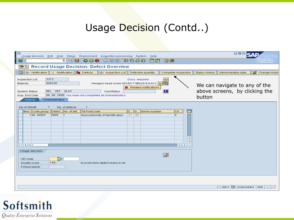 PPT SAP QM PowerPoint Presentation, free download ID424655