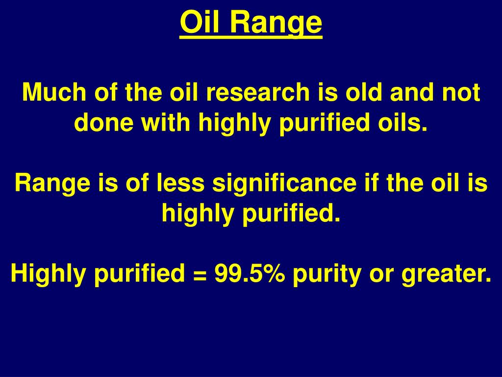 PPT Use of Emulsified Pure Oils for Control of Insects and Diseases