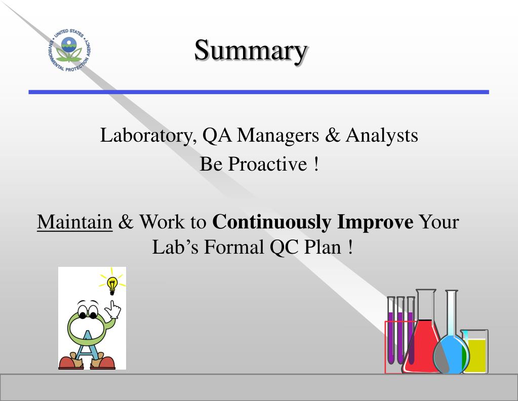 PPT SDWA “Laboratory Quality Assurance Plans” & NELAP/TNI “Laboratory