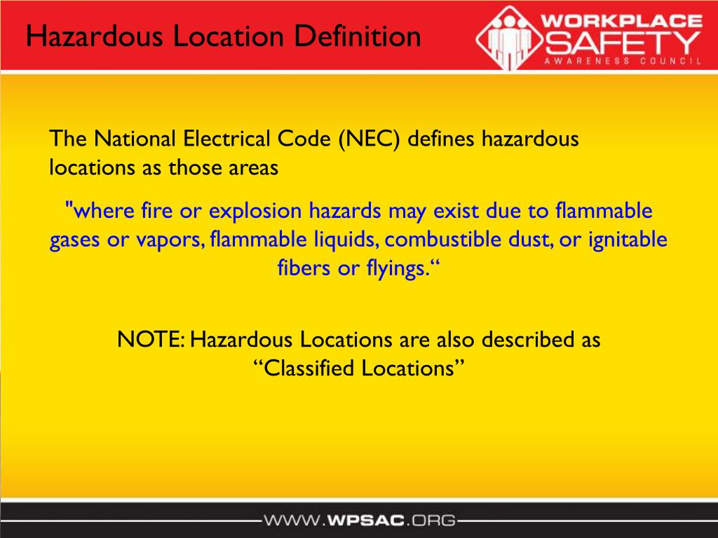PPT Hazardous (Classified) Locations PowerPoint Presentation, free