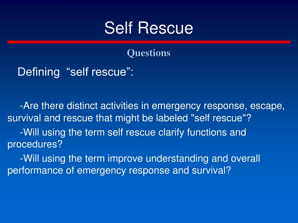 PPT Self Rescue PowerPoint Presentation, free download ID428124