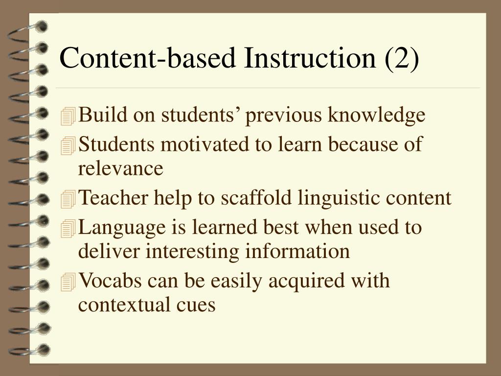 PPT Contentbased, Taskbased, & Participatory Approaches PowerPoint