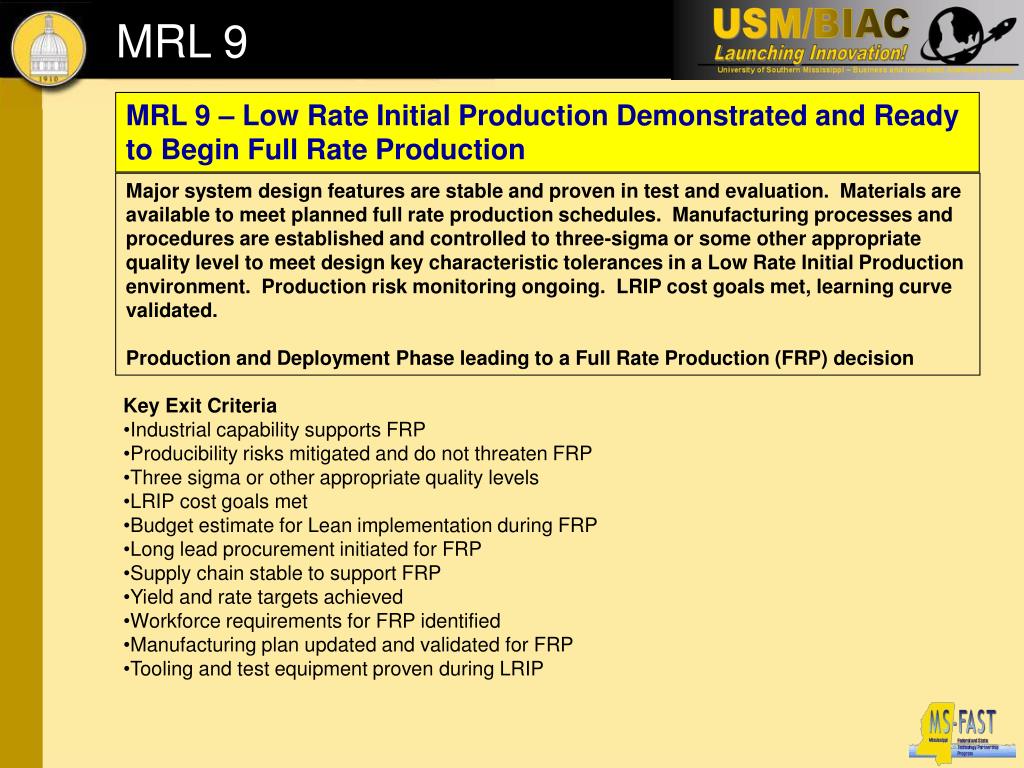 PPT MRL and SBIR Success! PowerPoint Presentation, free download ID