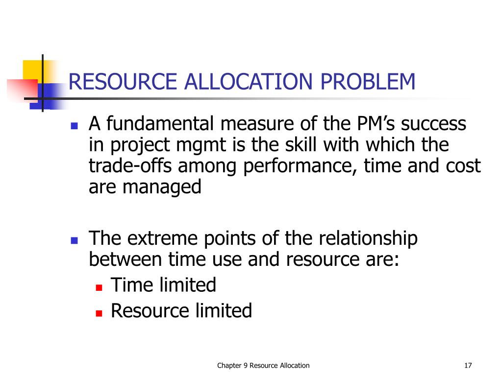 PPT Chapter 9 Resource Allocation PowerPoint Presentation, free