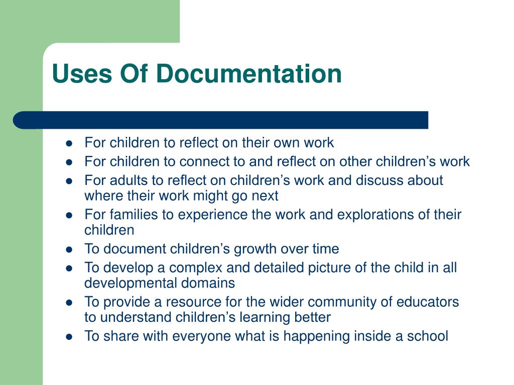 PPT Power of Documentation for Early Childhood PowerPoint