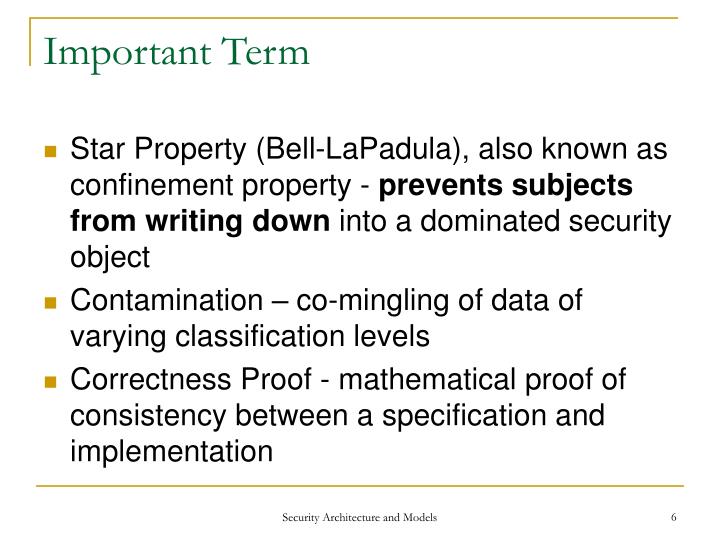 PPT Security Architecture and Models PowerPoint Presentation ID431804