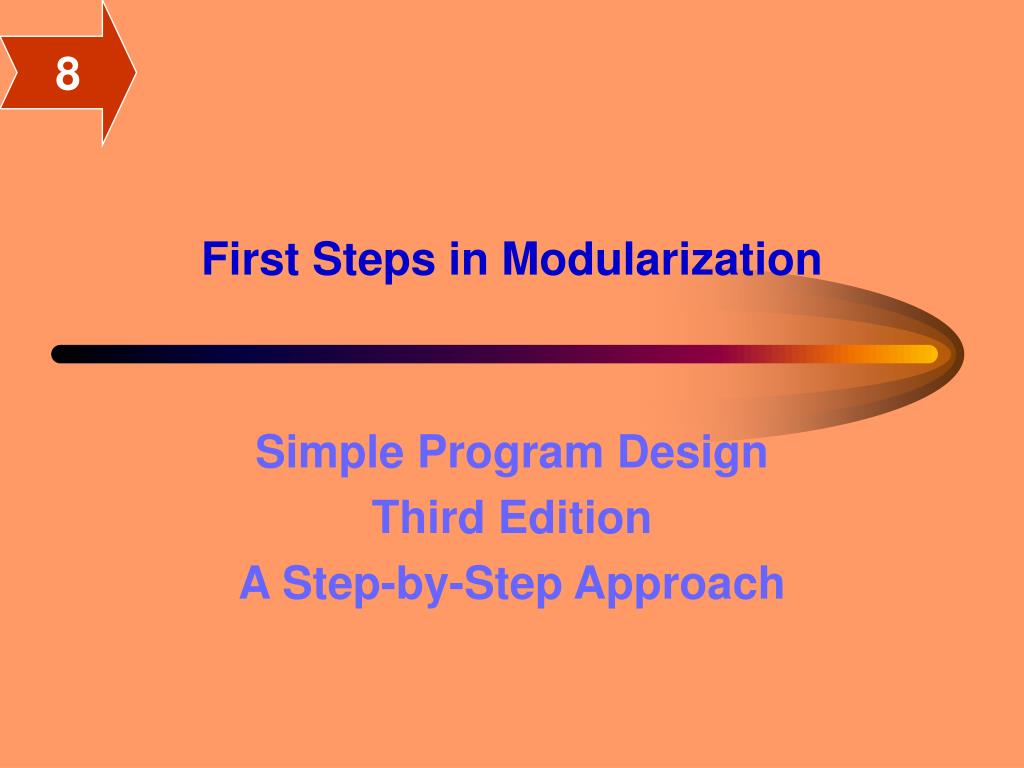PPT First Steps in Modularization PowerPoint Presentation, free