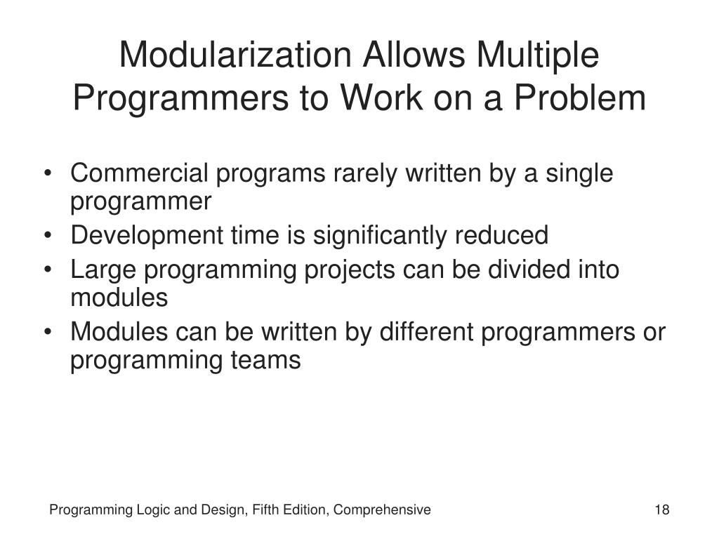 PPT Programming Logic and Design Fifth Edition, Comprehensive