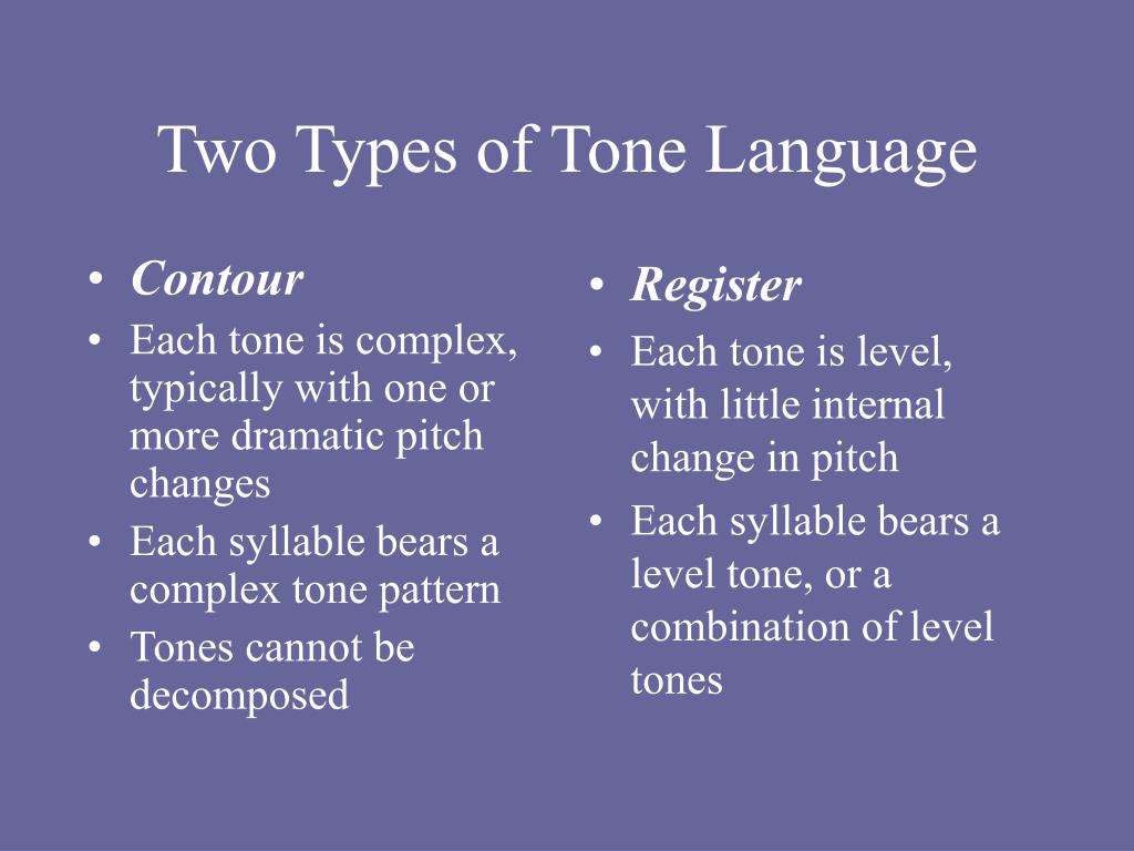 PPT An Introduction to Linguistic Tone PowerPoint Presentation, free