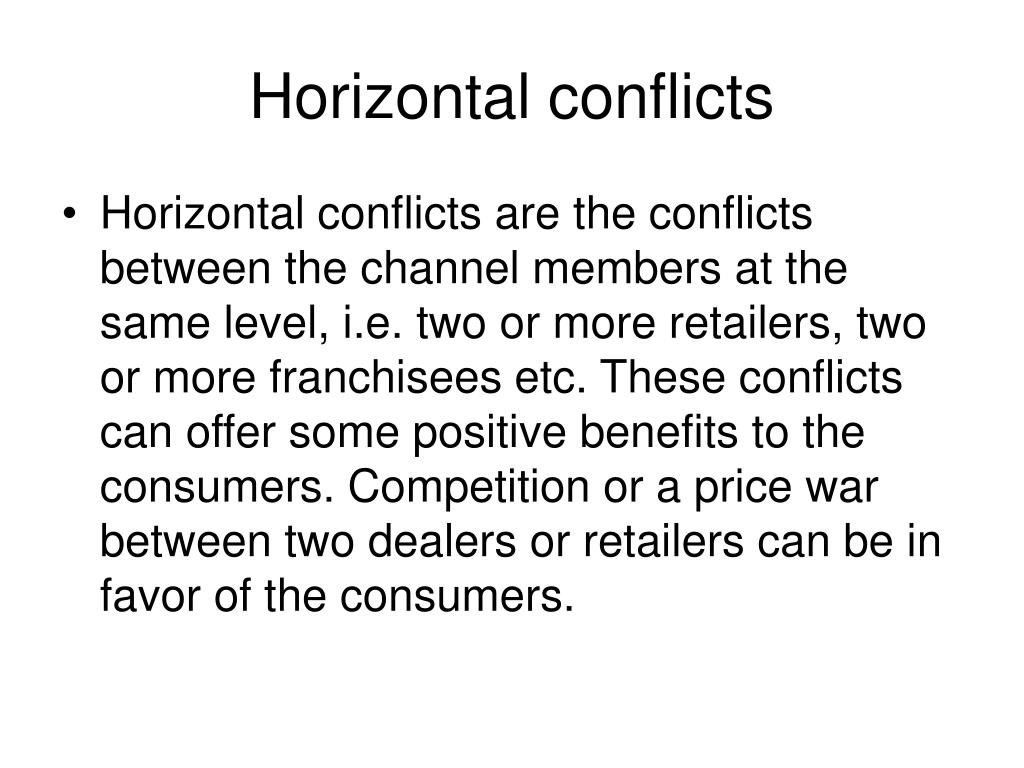 PPT CHANNEL CONFLICT PowerPoint Presentation ID433149