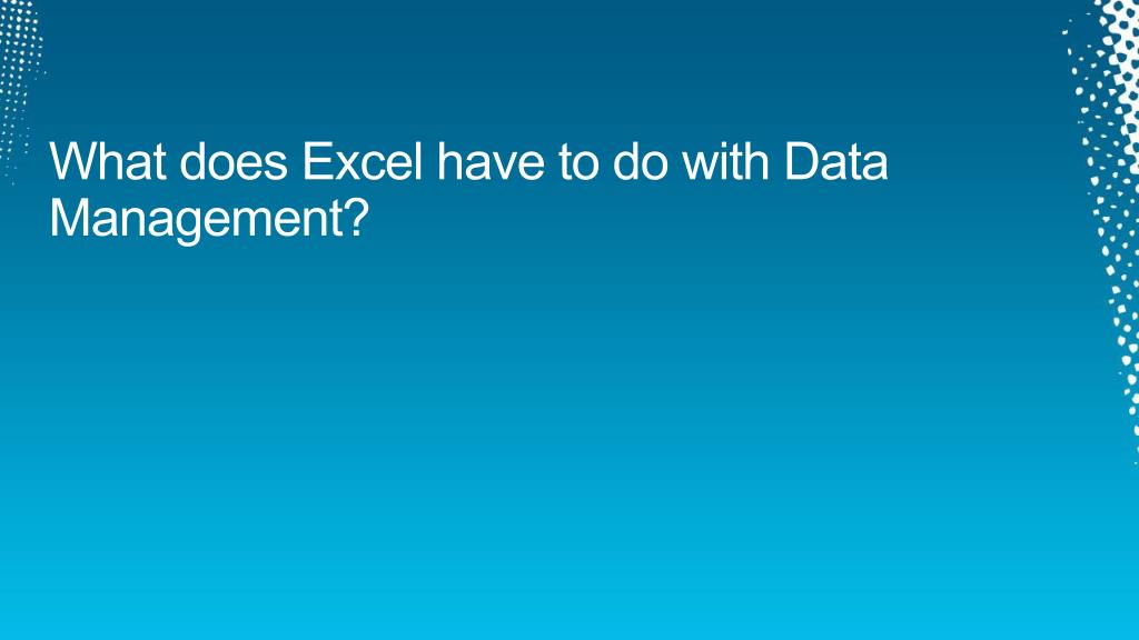 PPT Managing Master Data with MDS and Microsoft Excel PowerPoint