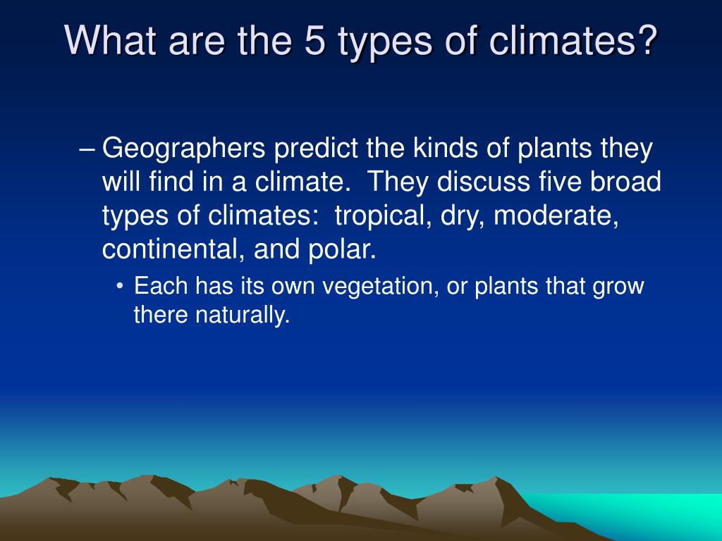 PPT 2.4 How Climate Affects Vegetation PowerPoint Presentation, free