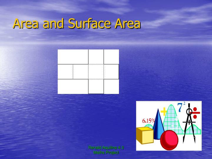 PPT Area and Surface Area PowerPoint Presentation, free download ID