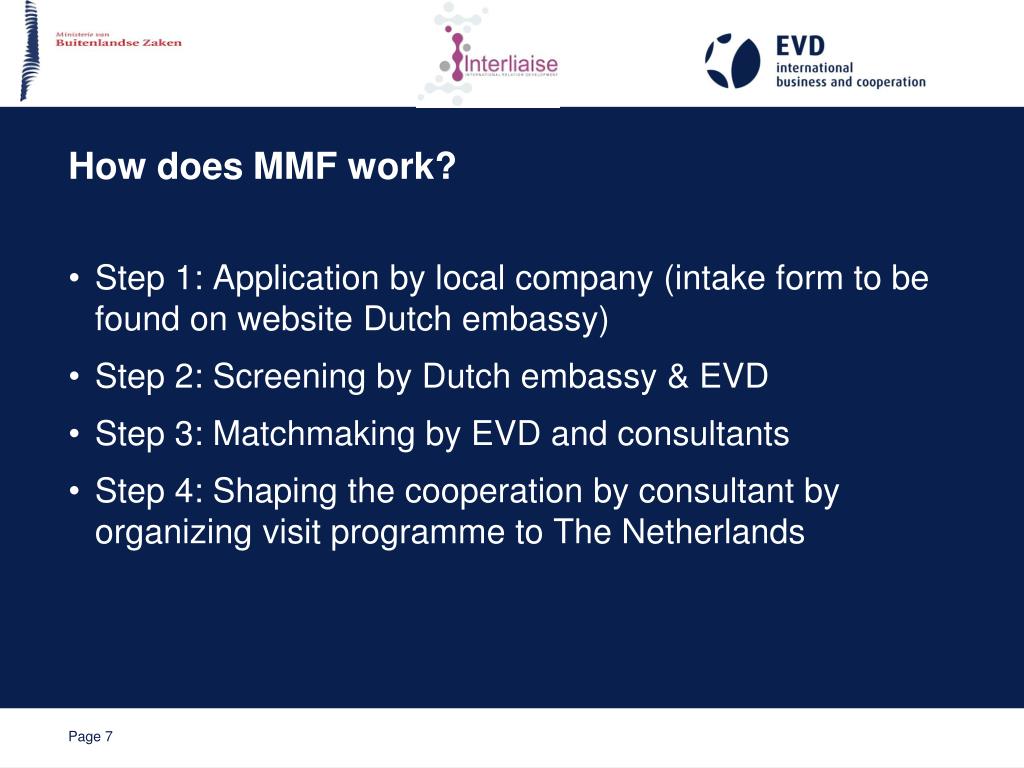 PPT Strategic partnerships in the Netherlands with MMF & PSI