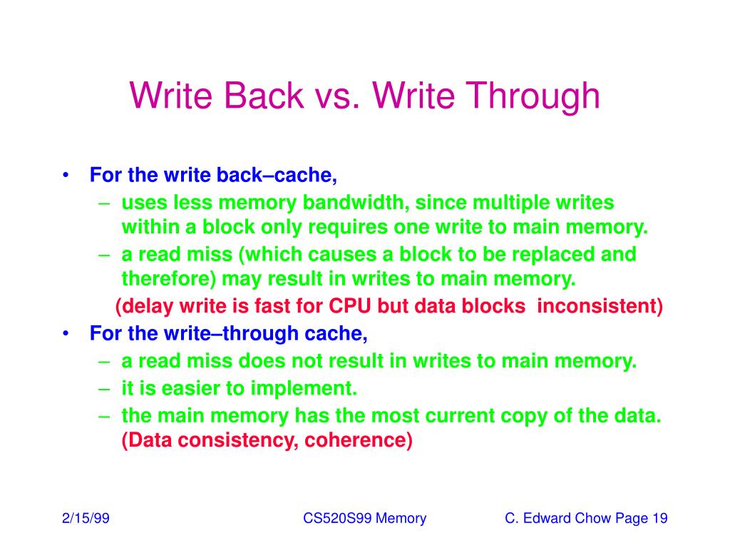PPT What impact the memory system design? Principle of Locality