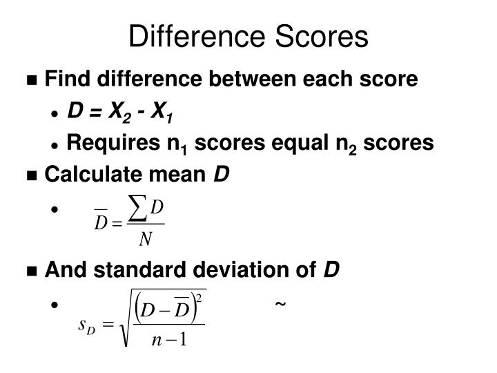 PPT Comparing Two Means Onesample & Pairedsample t tests