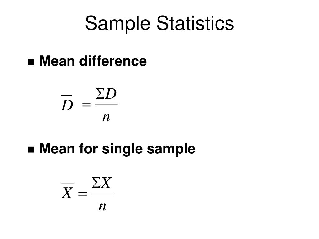 PPT Comparing Two Means Onesample & Pairedsample t tests
