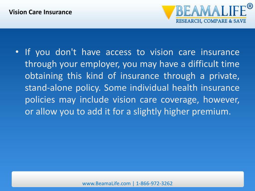 PPT Vision Care Insurance PowerPoint Presentation, free download ID