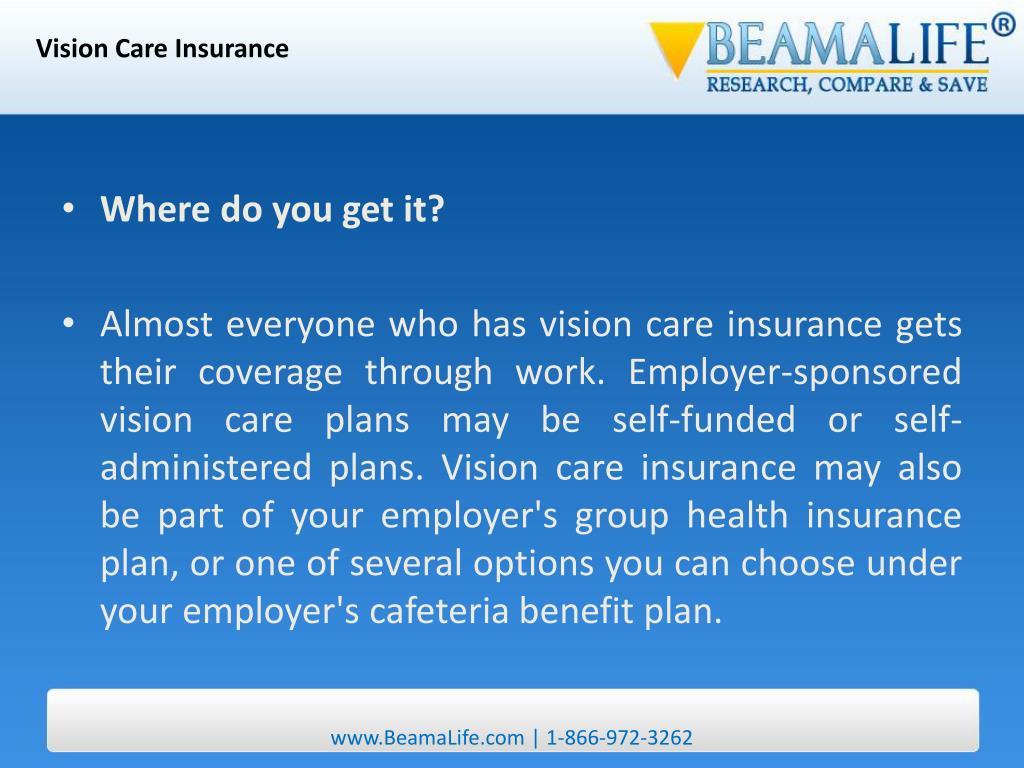 PPT Vision Care Insurance PowerPoint Presentation, free download ID