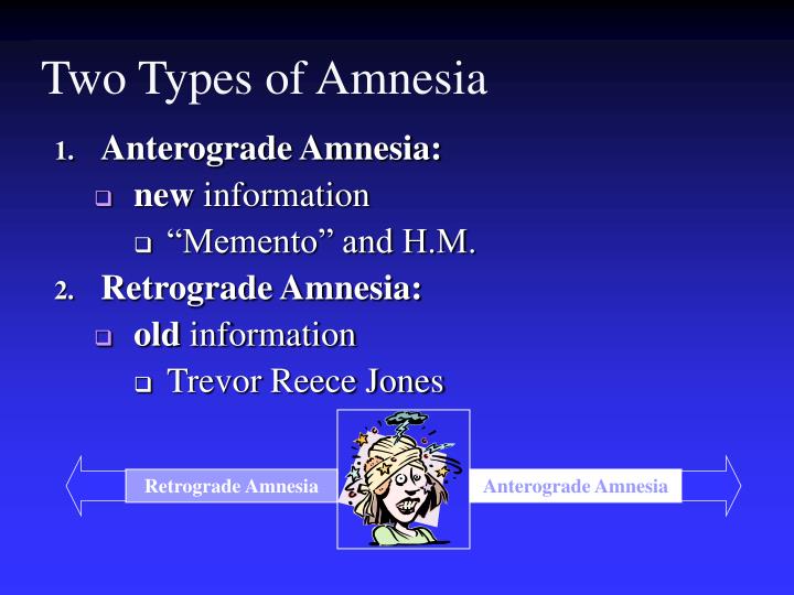 PPT Retrograde Amnesia Is Memory Gone For Good Or Just Hiding Out