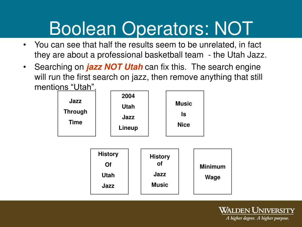 PPT The Boolean Operators AND, OR, and NOT PowerPoint Presentation