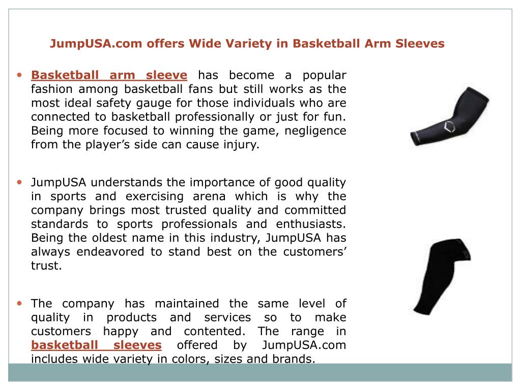 PPT Basketball shooting sleeve PowerPoint Presentation, free download