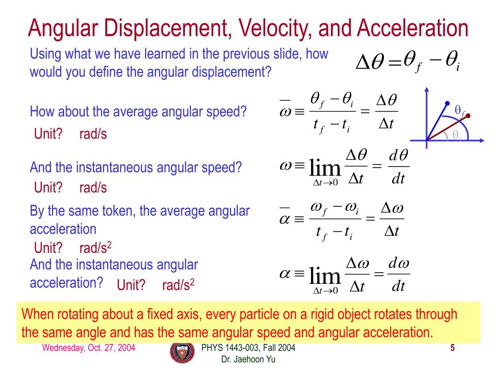 PPT Fundamentals on Rotational Motion Rotational Kinematics