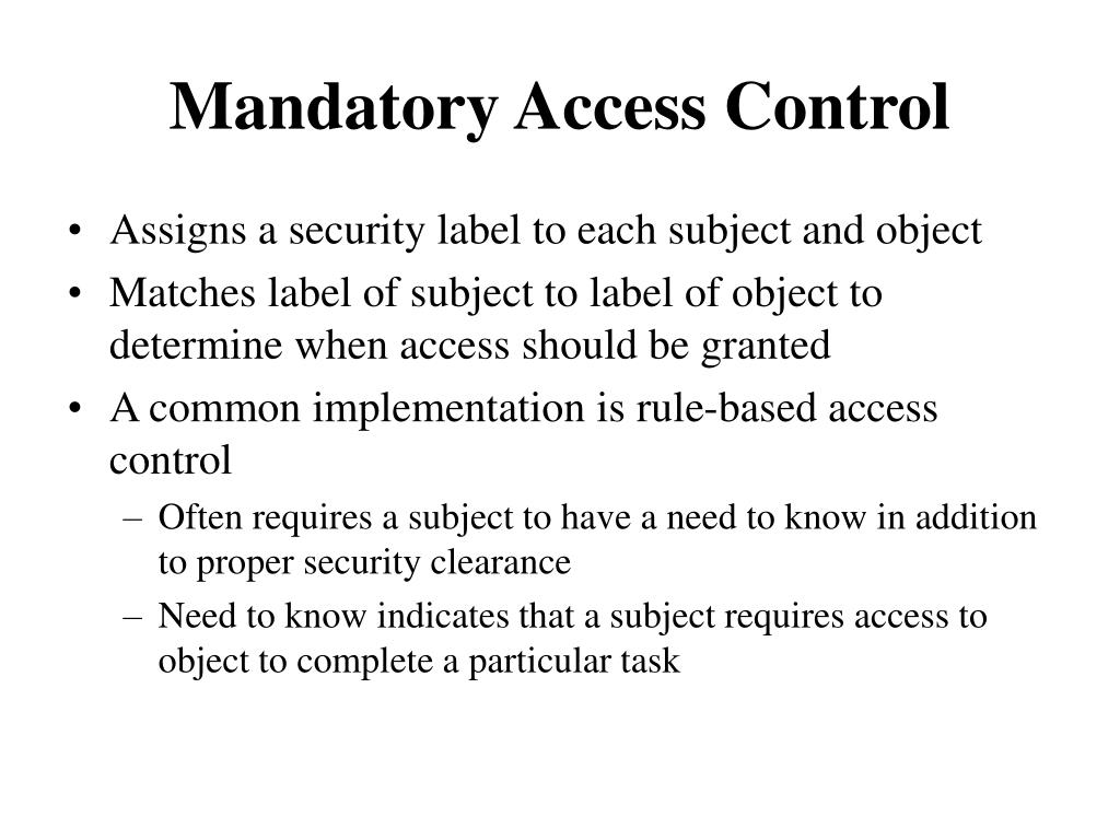 PPT Access Control Methodologies PowerPoint Presentation, free