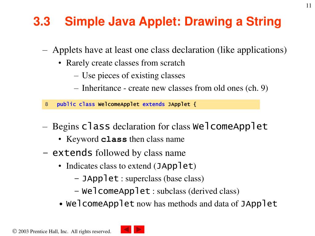 PPT Chapter 3 Introduction to Java Applets PowerPoint Presentation
