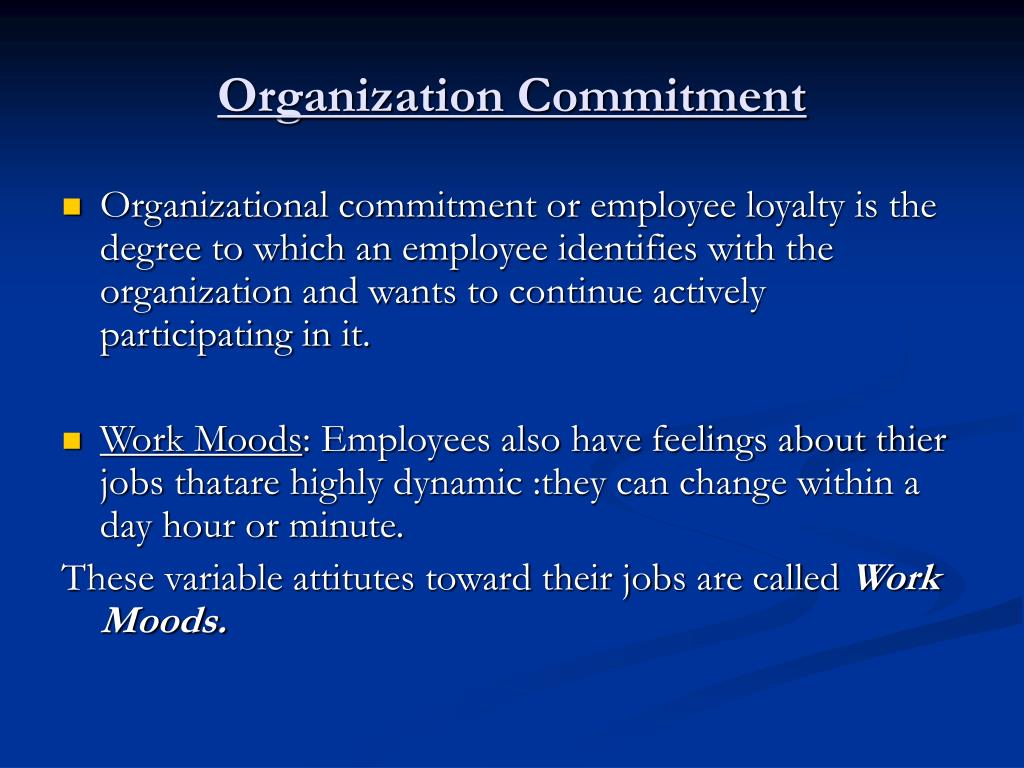 PPT Employee Attitudes and Their Effects PowerPoint Presentation ID
