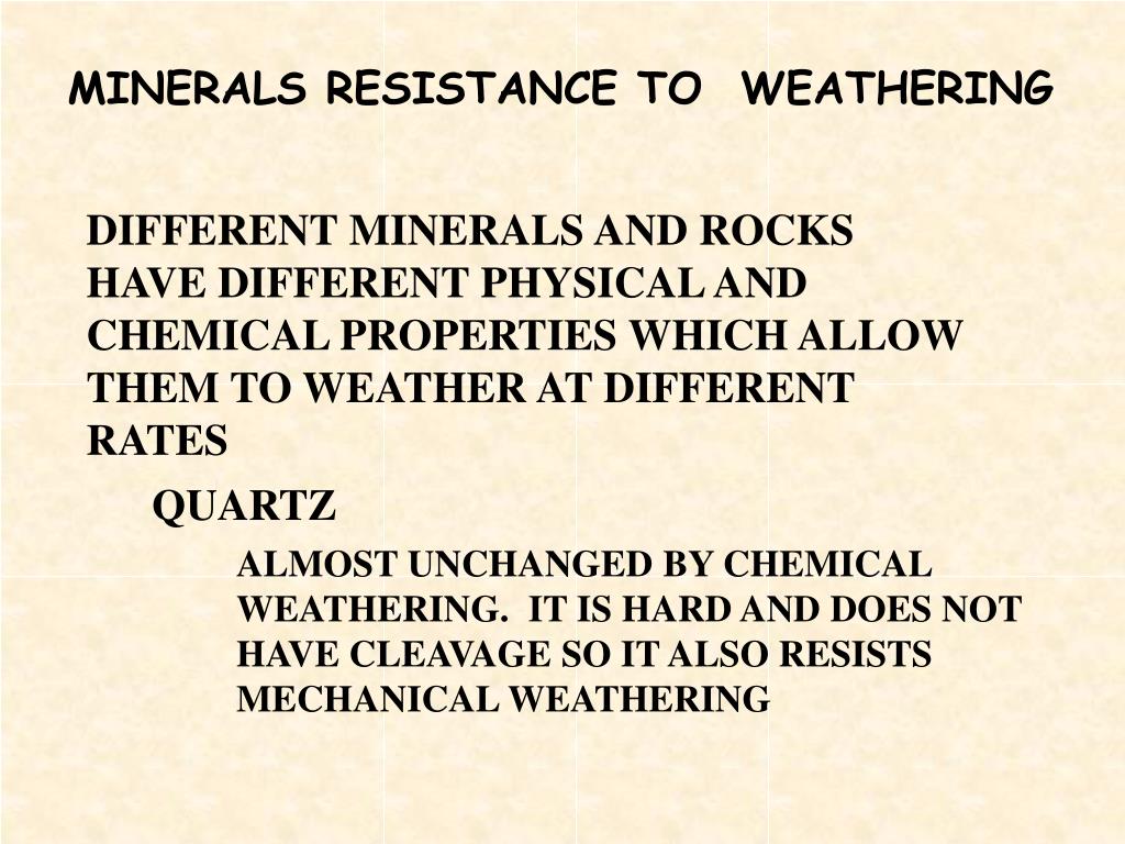 PPT WEATHERING AND EROSION PowerPoint Presentation, free download