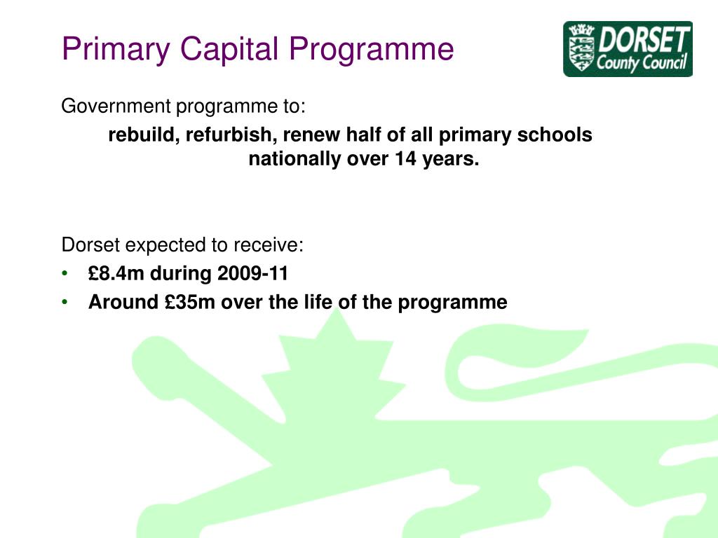 PPT ICT through the Modernising Schools Project and the Primary