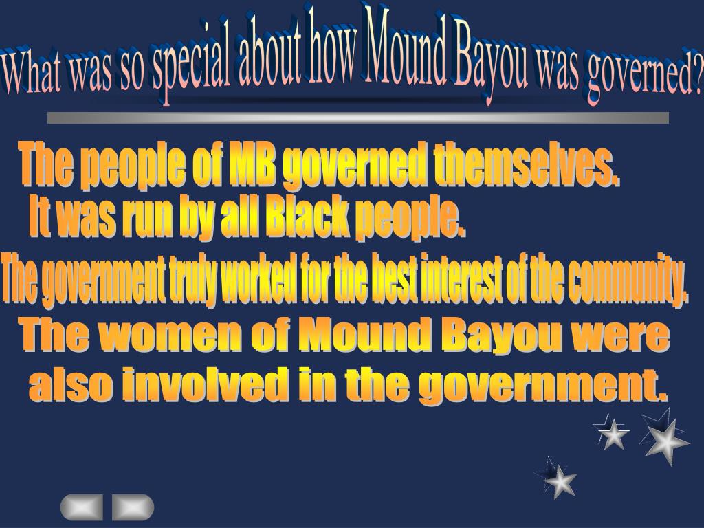 PPT Who are the founders of Mound Bayou? PowerPoint Presentation