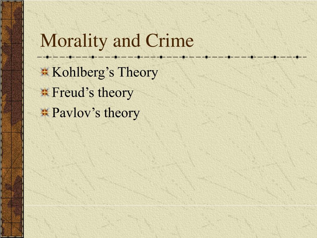 PPT Morality and Crime PowerPoint Presentation, free download ID442766