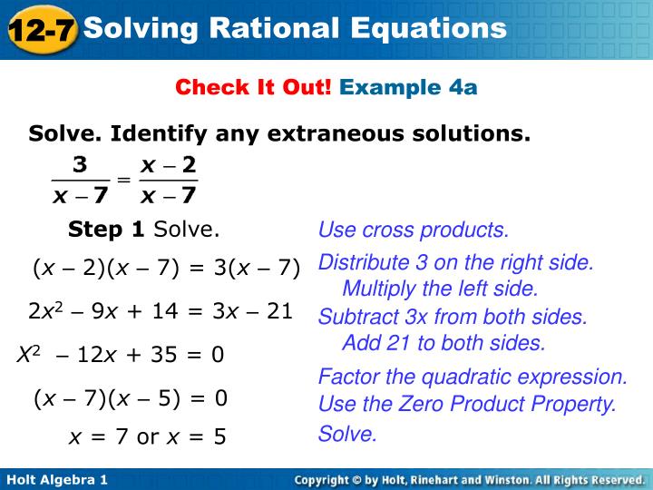 Solving Rational Equations By Cross Multiplying Worksheet