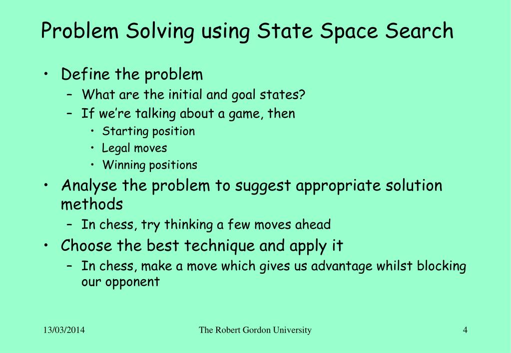 PPT Introduction to State Space Search PowerPoint Presentation, free