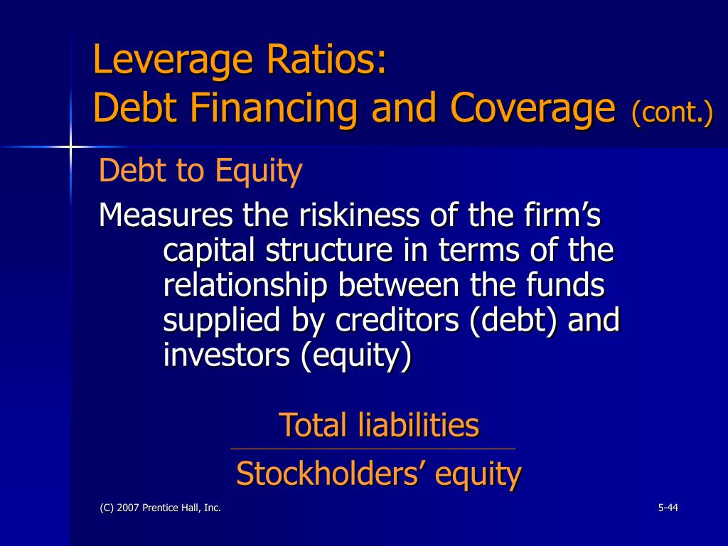 Current Cash Debt Coverage Ratio Example