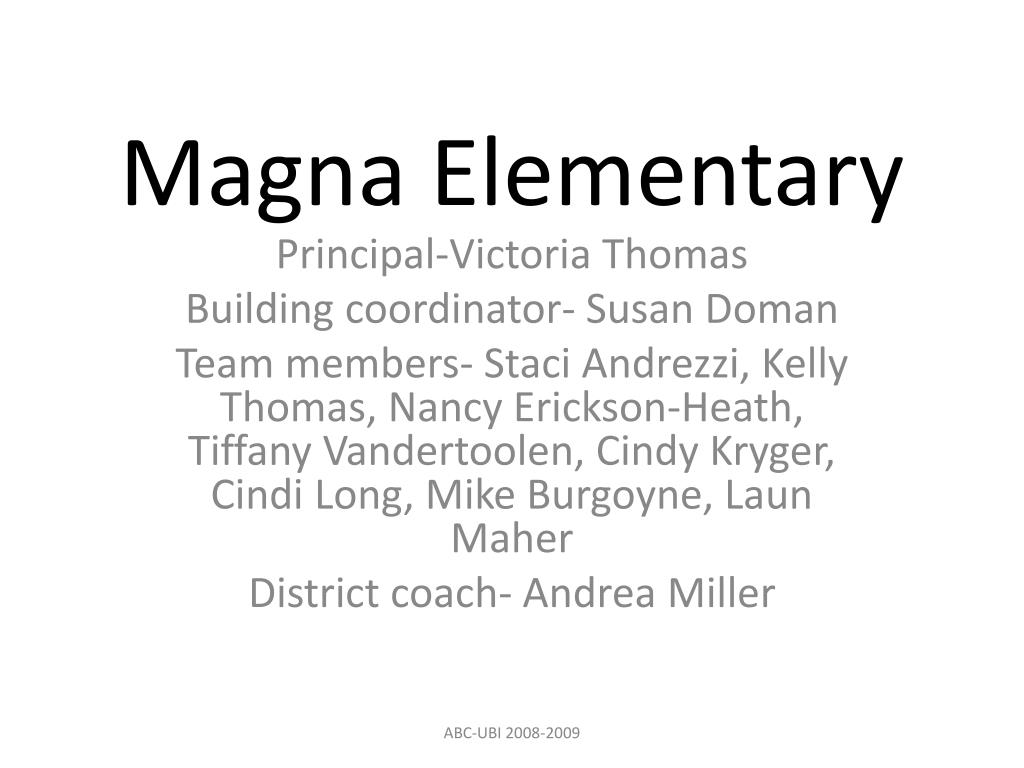 PPT Magna Elementary PowerPoint Presentation, free download ID445134