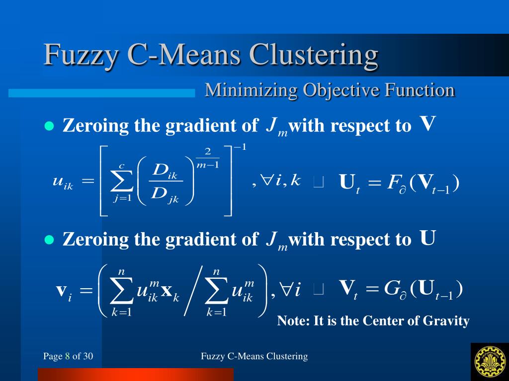 PPT Fuzzy CMeans Clustering PowerPoint Presentation ID445146