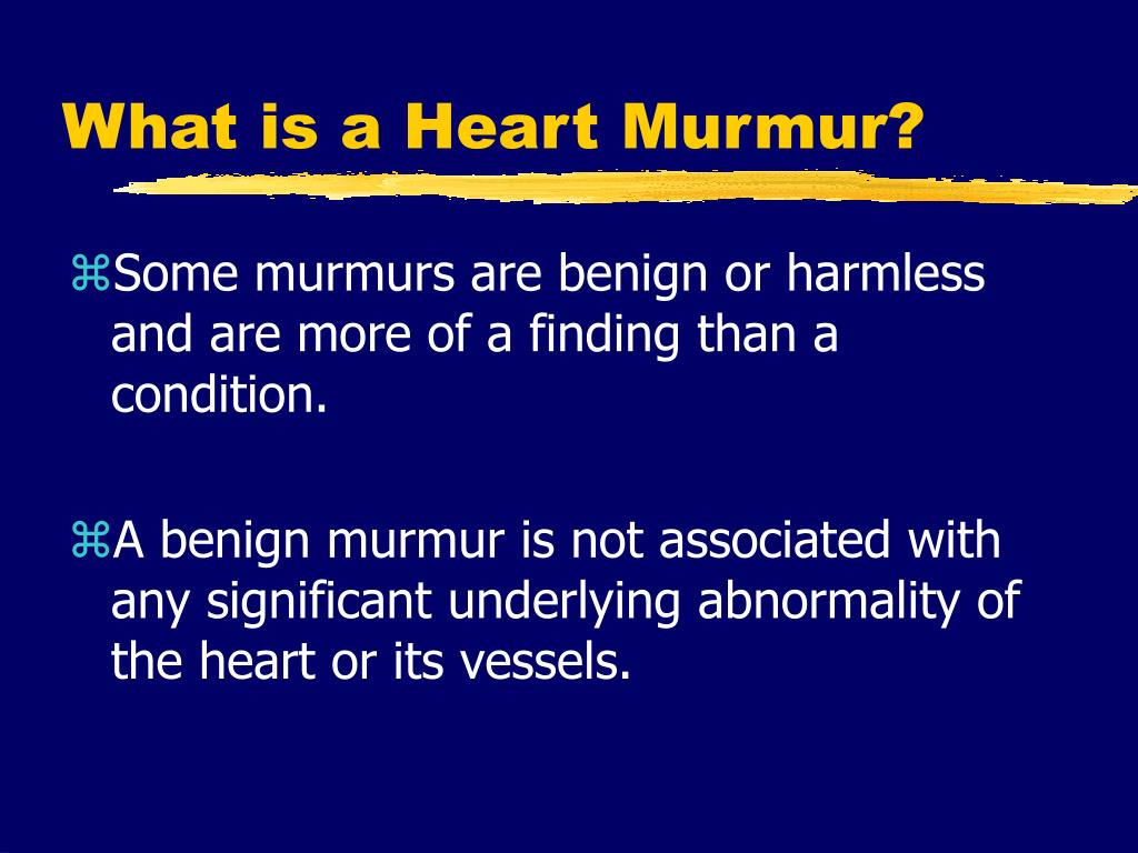 PPT Heart Murmurs & Valvular Heart Disease PowerPoint Presentation