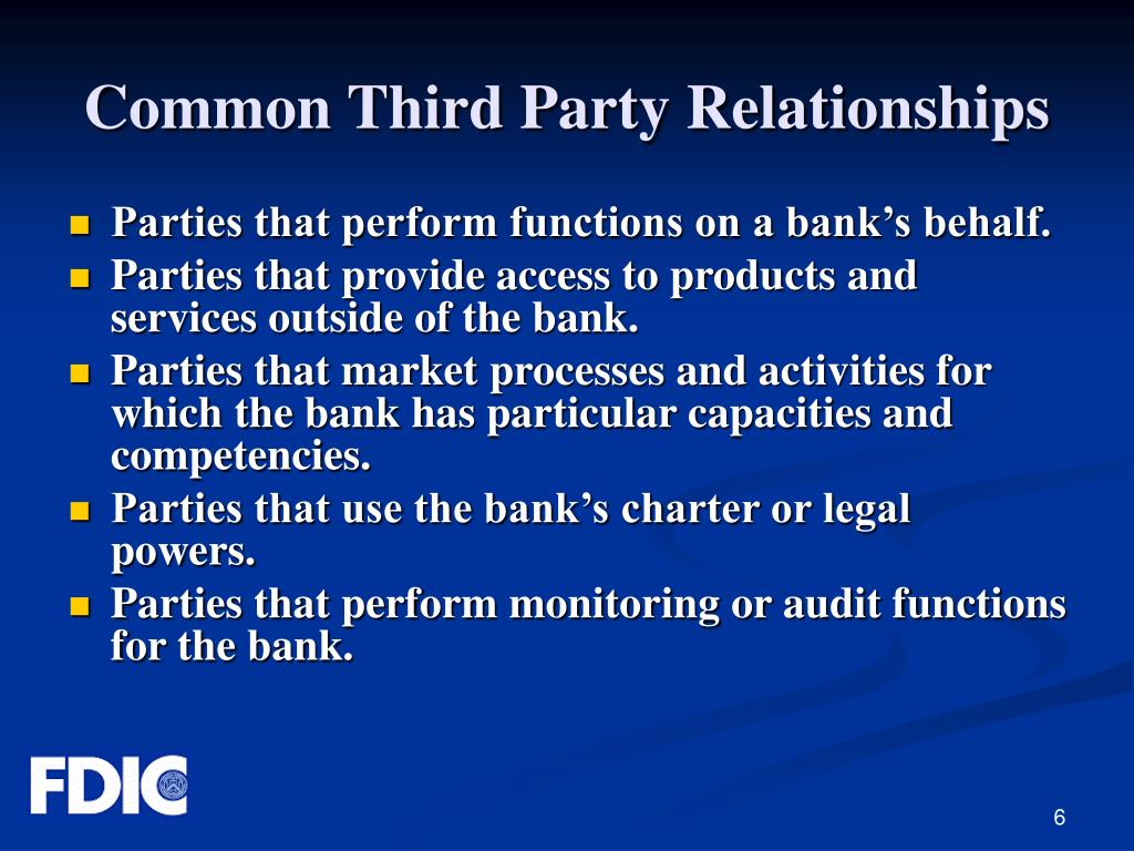 PPT MANAGING THIRDPARTY RISK New York Region Regulatory Conference