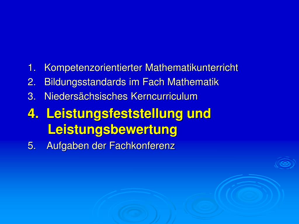 PPT Bildungsstandards und das Niedersächsische Kerncurriculum für das