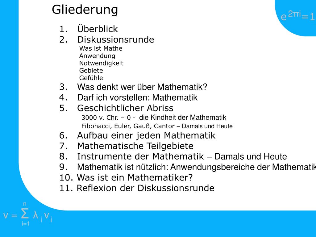 PPT Was ist Mathematik? PowerPoint Presentation, free